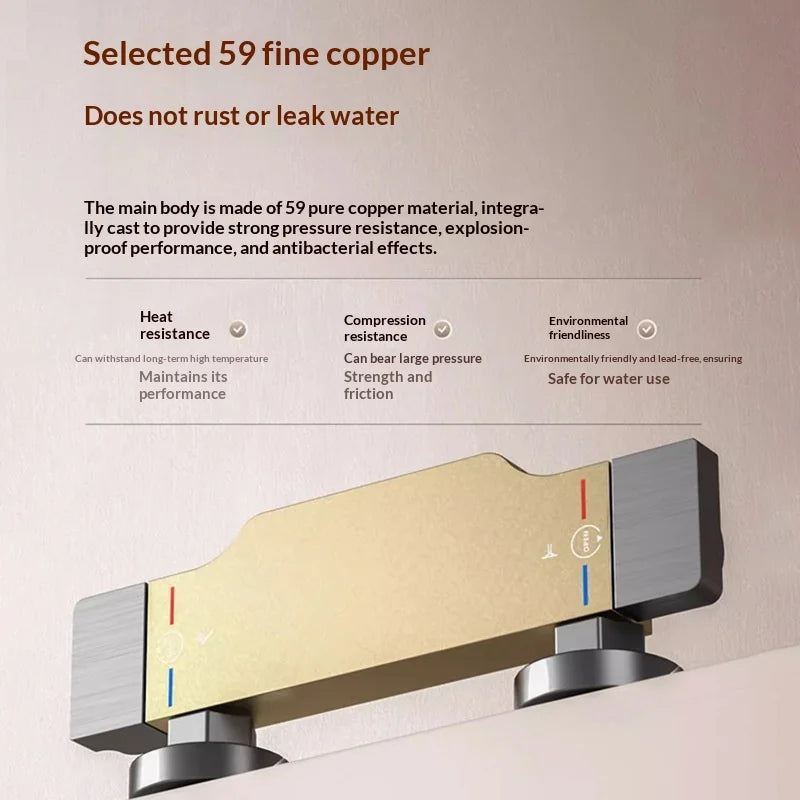 Shower faucet, hot and cold mixing valve, bathroom switch three-way bathtub faucet, shower faucet