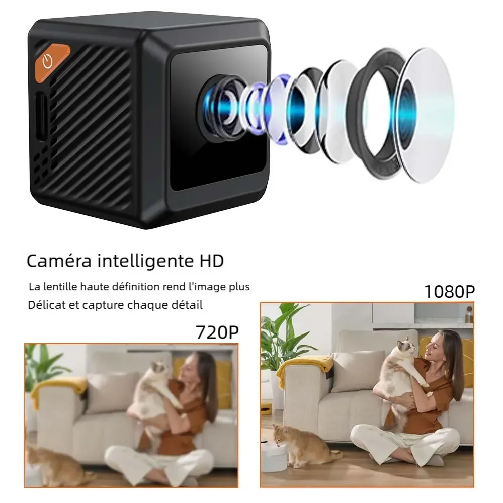 W02 1080P Mini Security Protection Home Night Vision Surveillance Outdoor Camping WIFI Subminiature Smart Home Camera Cctv Video