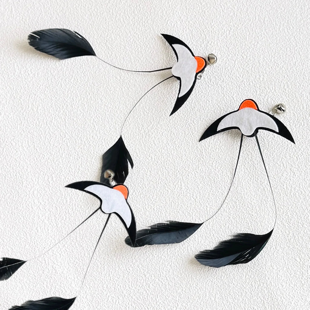 Cat Toys Interactive Funny Simulation Bird Feather with Bell Cat Stick Toy for Kitten Playing Teaser Wand Toy Pet Cats Supplies
