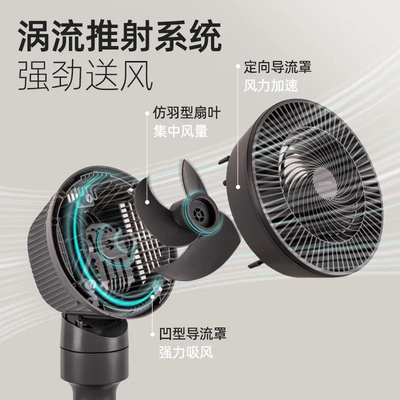 Air circulation fan Household bedroom  floor fan Large air volume silent Remote control shaking electric fan new style