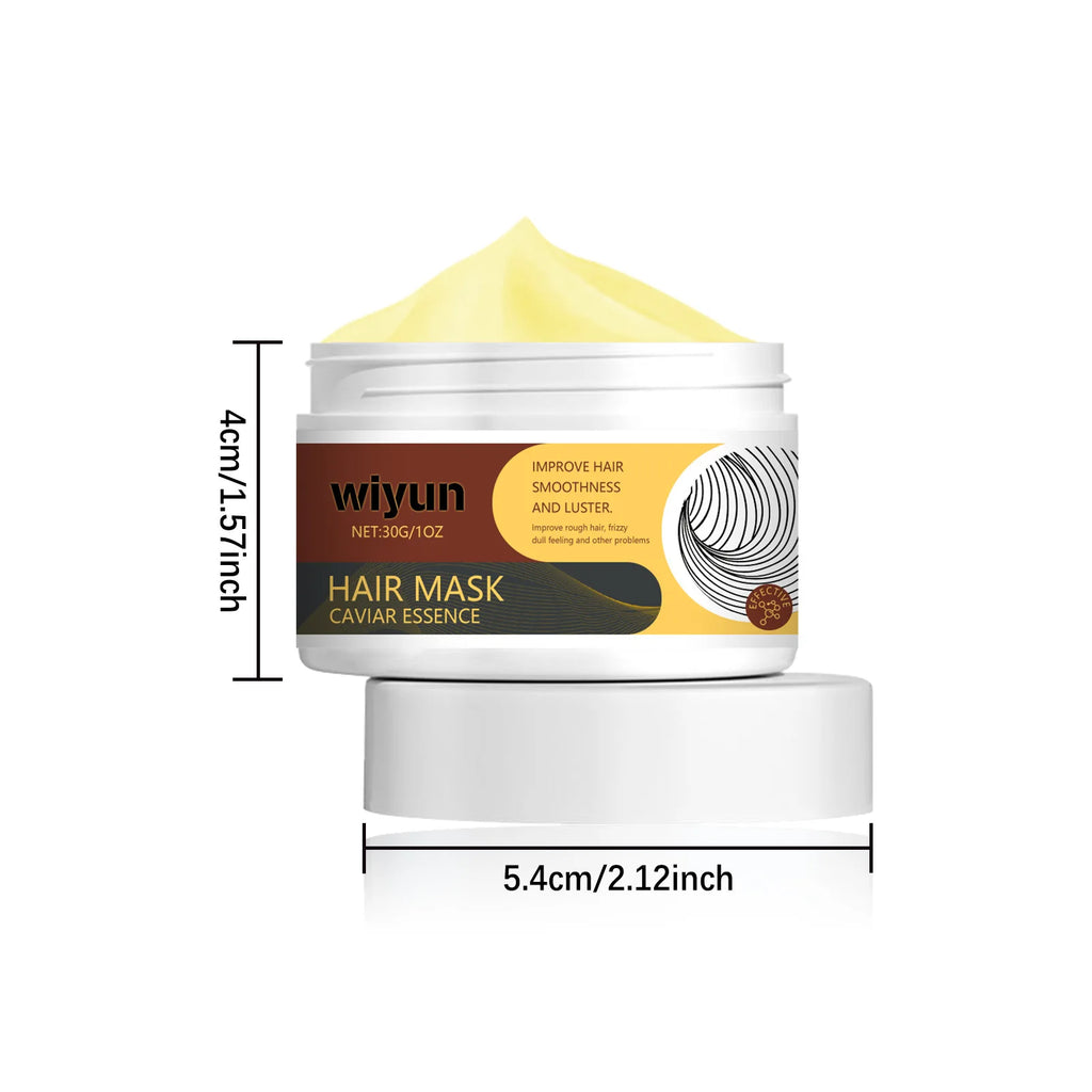 Caviar Hair Mask Repair Damage Frizzy Smooth Hair Organic Keratin Straightening Smoothing Restore Soft Nourish Magical Hair Care
