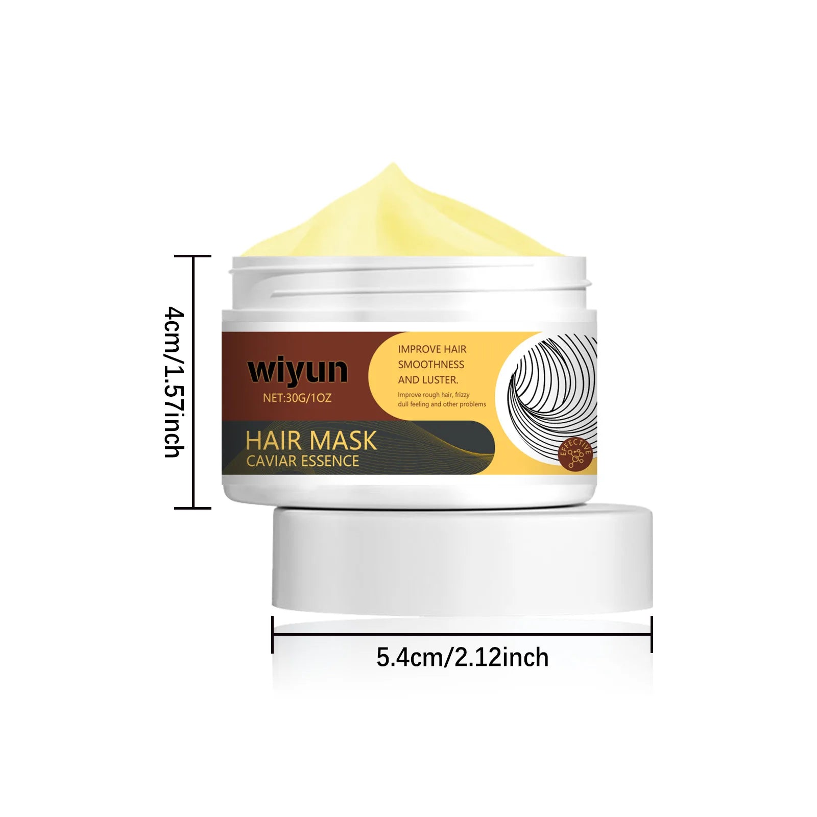 Caviar Hair Mask Repair Damage Frizzy Smooth Hair Organic Keratin Straightening Smoothing Restore Soft Nourish Magical Hair Care