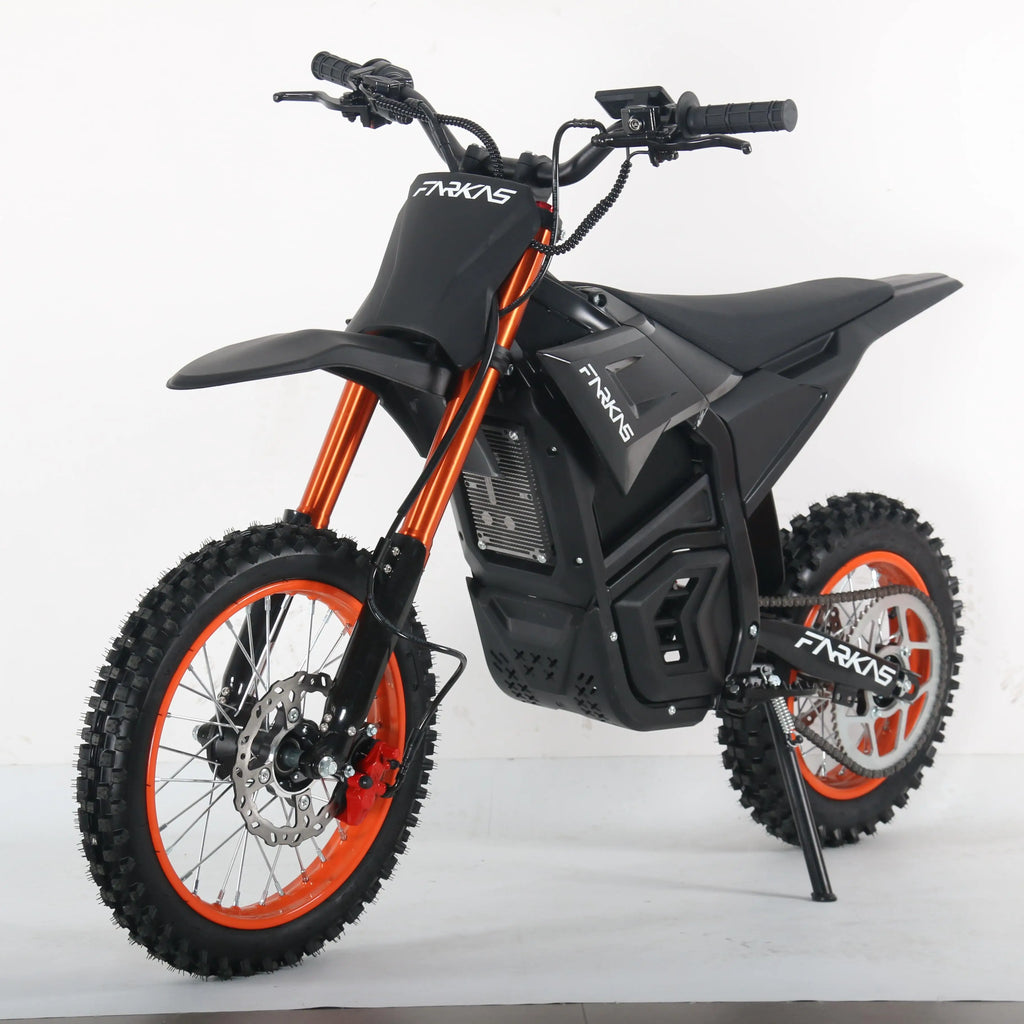 Dropshipping Electric Motocross Bike 60V 27AH 1600W,40Mph,37 Miles,Urban Commuting Front 17";Rear 14" Off-Road Electric Bike