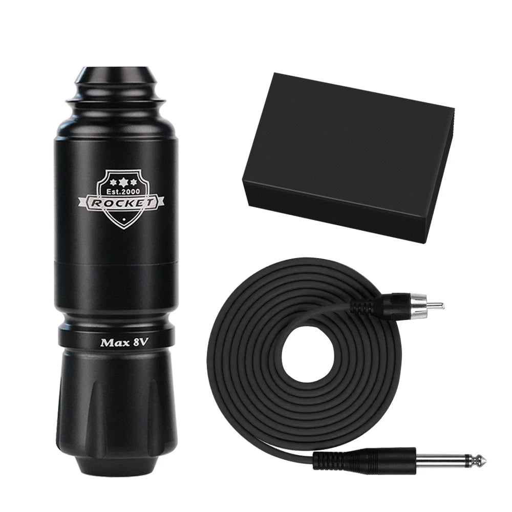 Mini Rocket B2 Tattoo Machine Pen Motor Wireless Tattoo Power RCA Interface Rotating Tattoo Artist Pen Tattoo Pen Kit