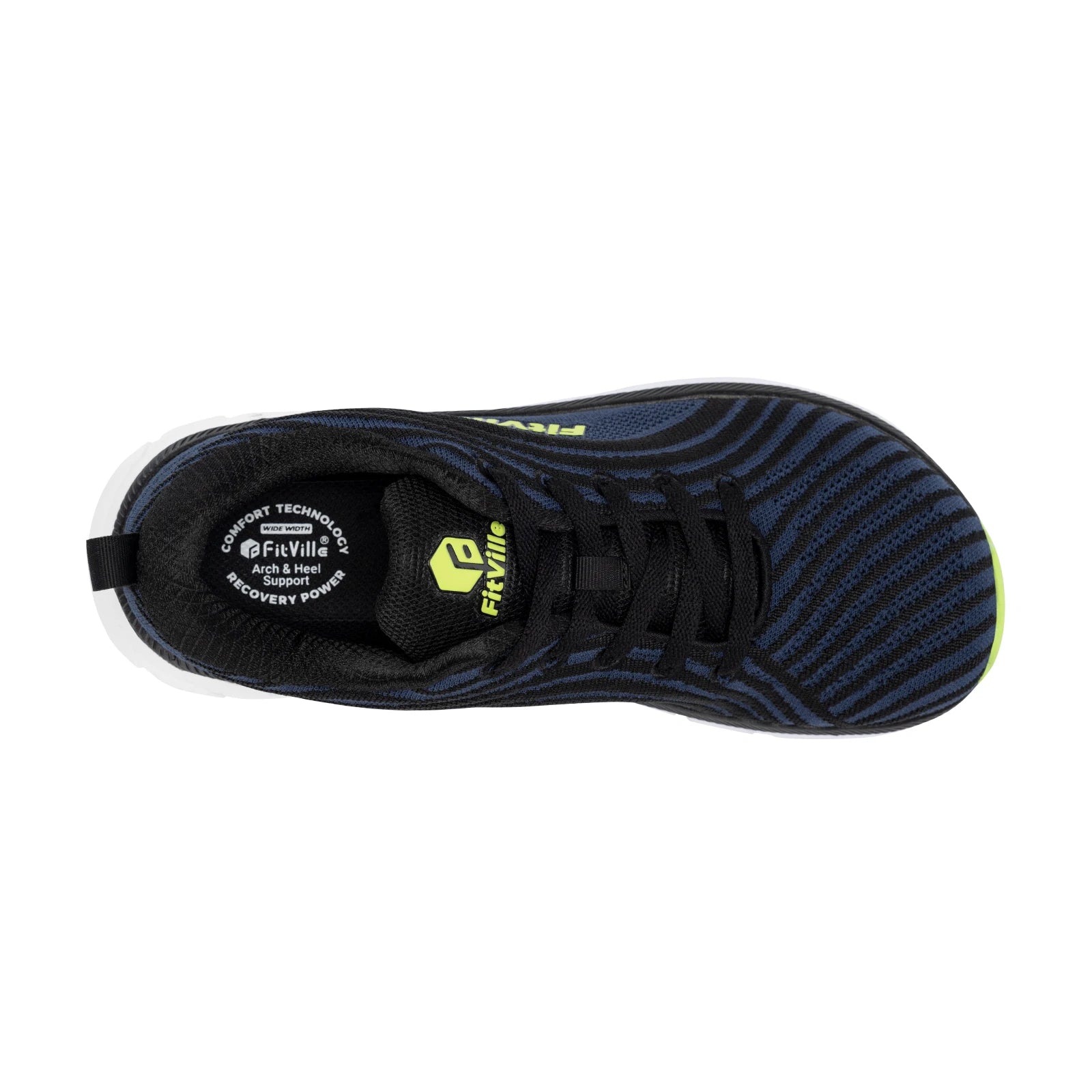 FitVille Wide Toe Box Shoes for Men Cushioned Well Extra Wide Width Shoes Non Slip Wide Lightweight Breathable Running Shoes