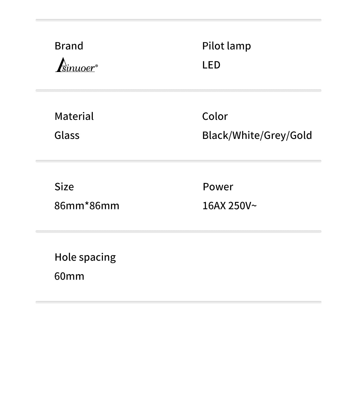 Black Tempered Glass Wall Switch Panel Led European 16a Socket Retro Toggle Light Switch Eu Uk Standard 2usb Socket 1Gang-4gang