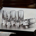 30ML Crystal Shot Glass Whiskey Tequila Glasses Home Bar, Elegant Gift Set For Weddings, Parties & Bourbon Tasting,liquor Cup