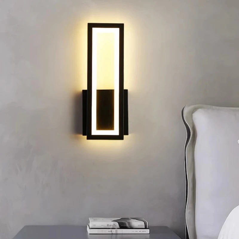 Modern Creative Wall Light LED Simple TV Background Wall Lights Bedroom Bedside Wall lamp Decorations Kitchen Indoor Lighting