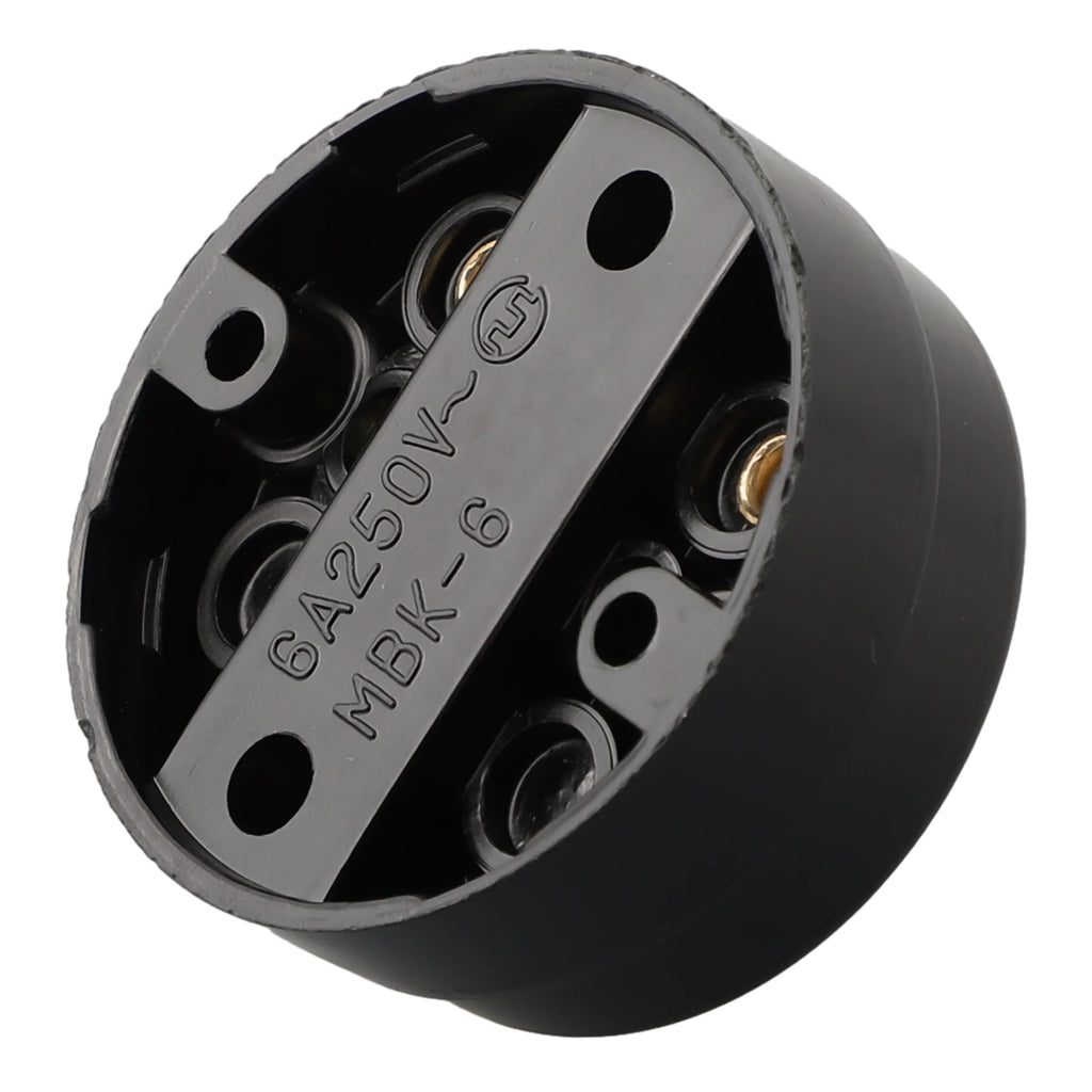 Single Control Switch Round Wall Mounted Easy Install Household Light Switch Retro Retro Style 1PC High Quality