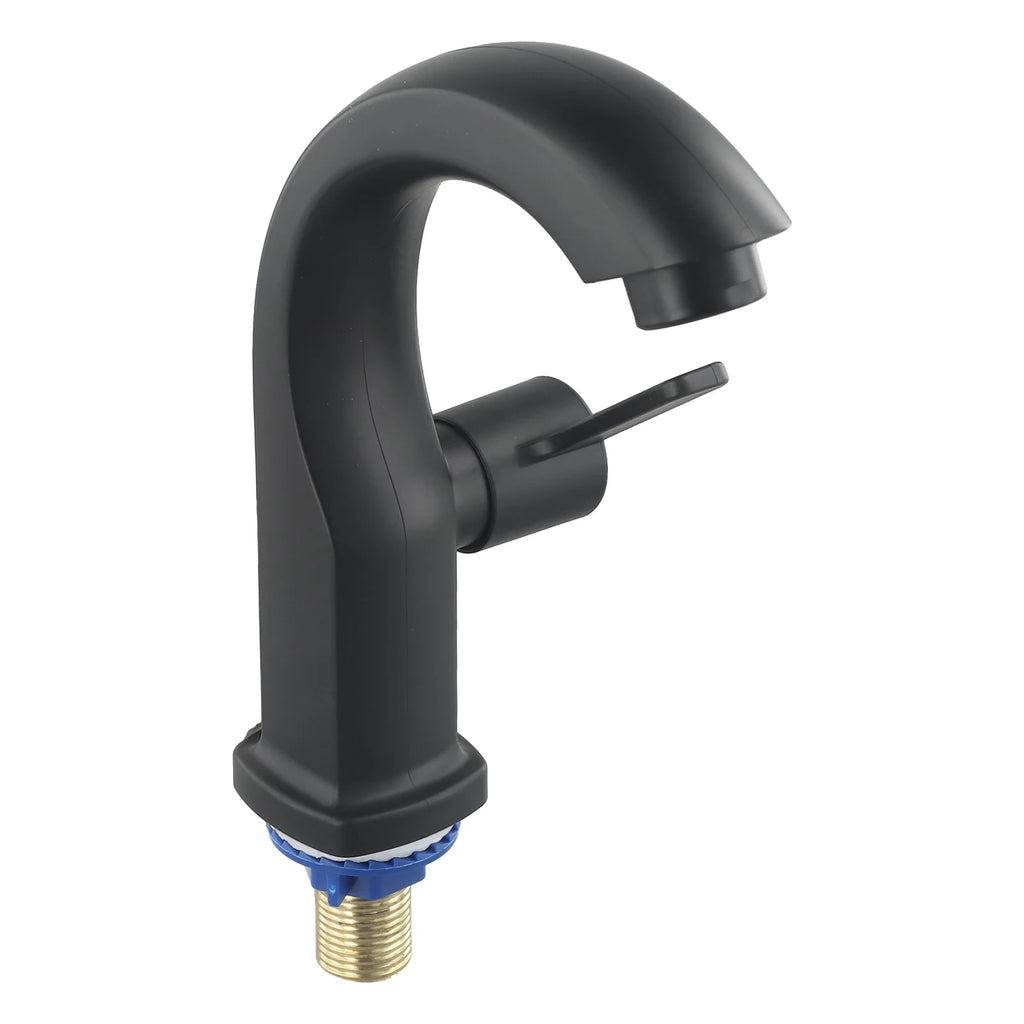 Bathroom Basin Faucet ABS Water Purifier Single Lever Hole Tap Single Cold Bathroom Kitchen Deck Mounted Bathroom Sink Faucet