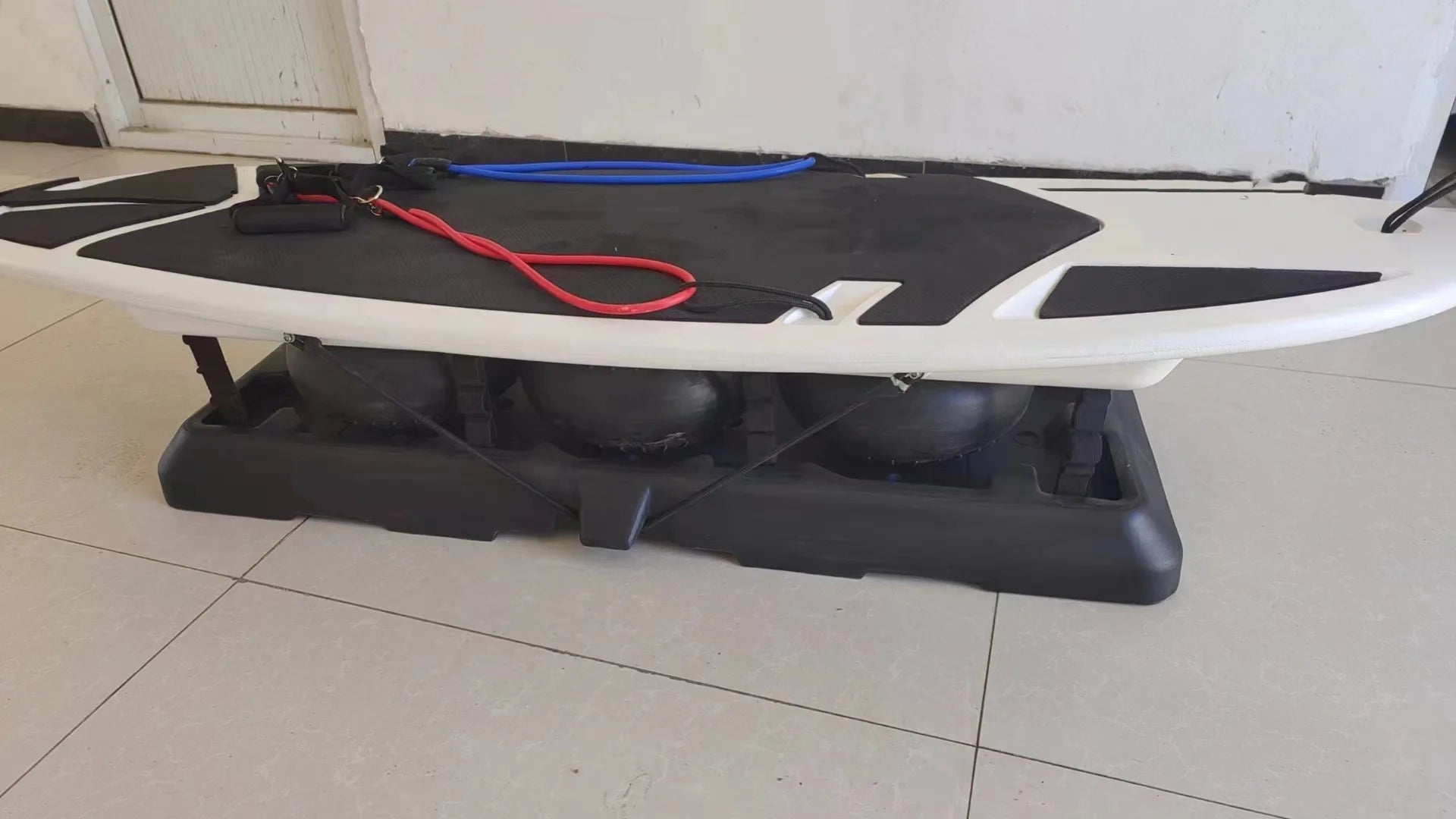 Surfing Indoor With Balance Balls and Non-Slip Stand up Inflatable Paddle Surf Balance Board for Gympromote sales
