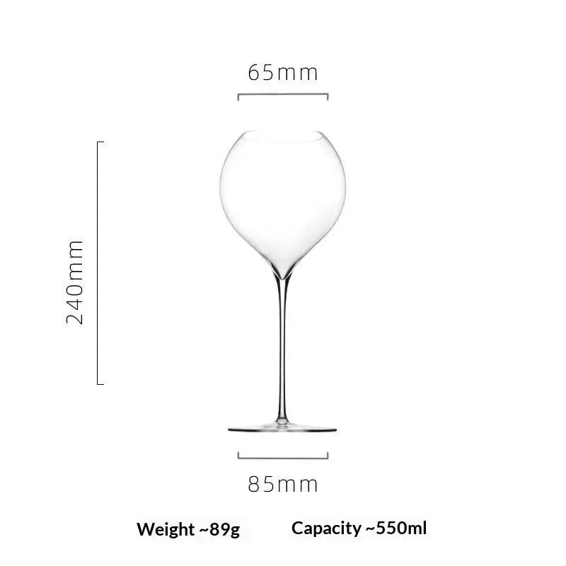 500ml Large Ultra-thin Sheer Red Wine Glasses White Wine Glasses Sparkling Wine Champagne Glasses Bar Barware