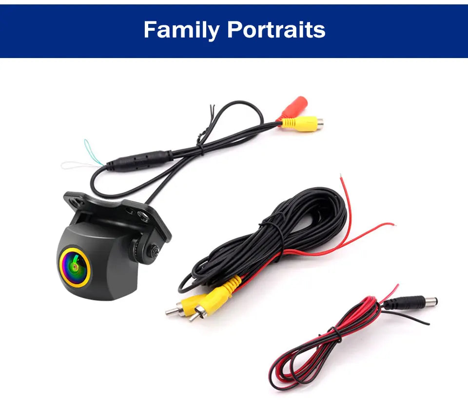 AHD 1080P Golden Lens Car Intelligent Dynamic Trajectory Moving Guide Parking Line HD Rear View Reverse Backup Tracks Camera
