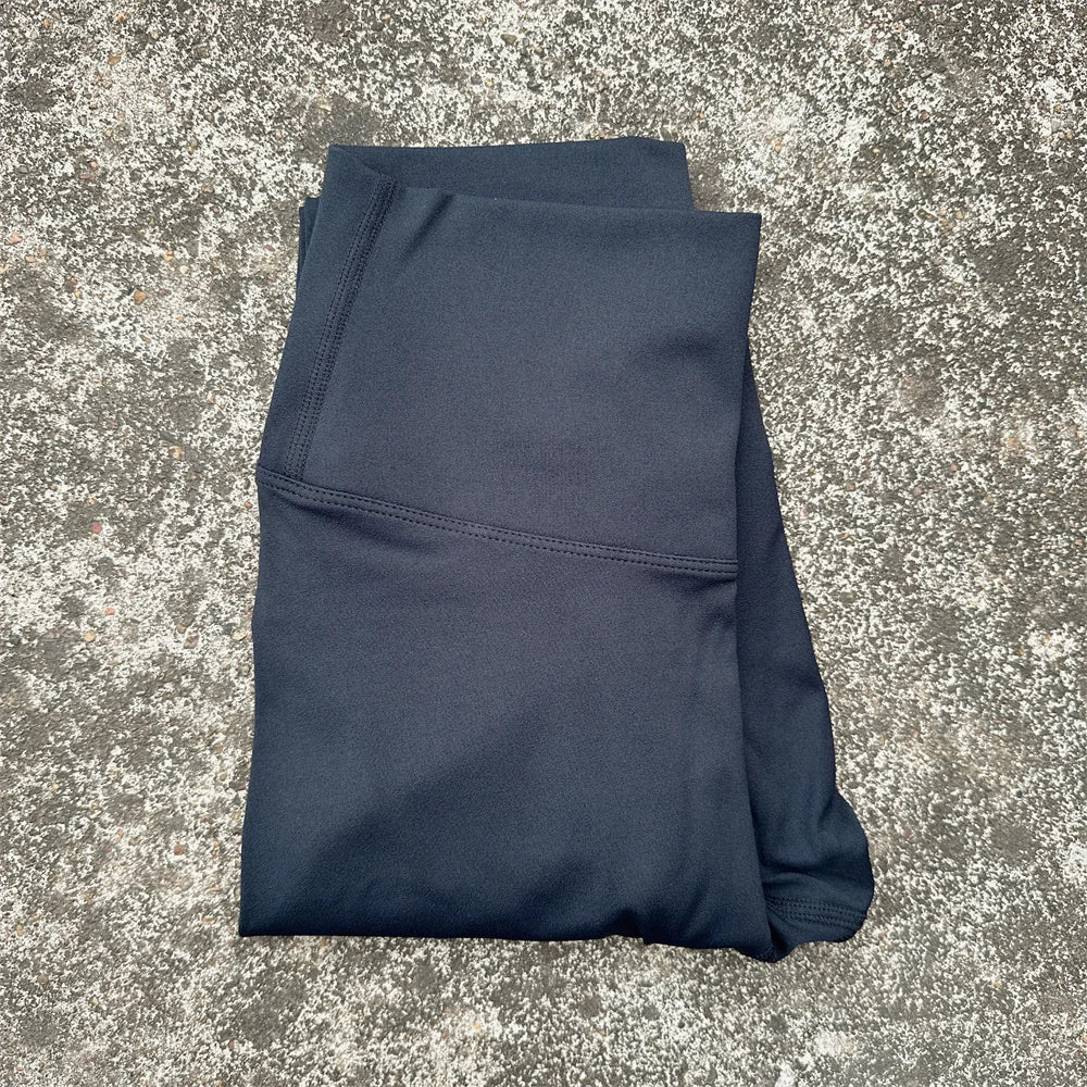 Solid Color High Waist Yoga Legging soft Back Waist Pocket Women Sport Pant Tight ButterAthletic Gym Comprehensive Training Jog