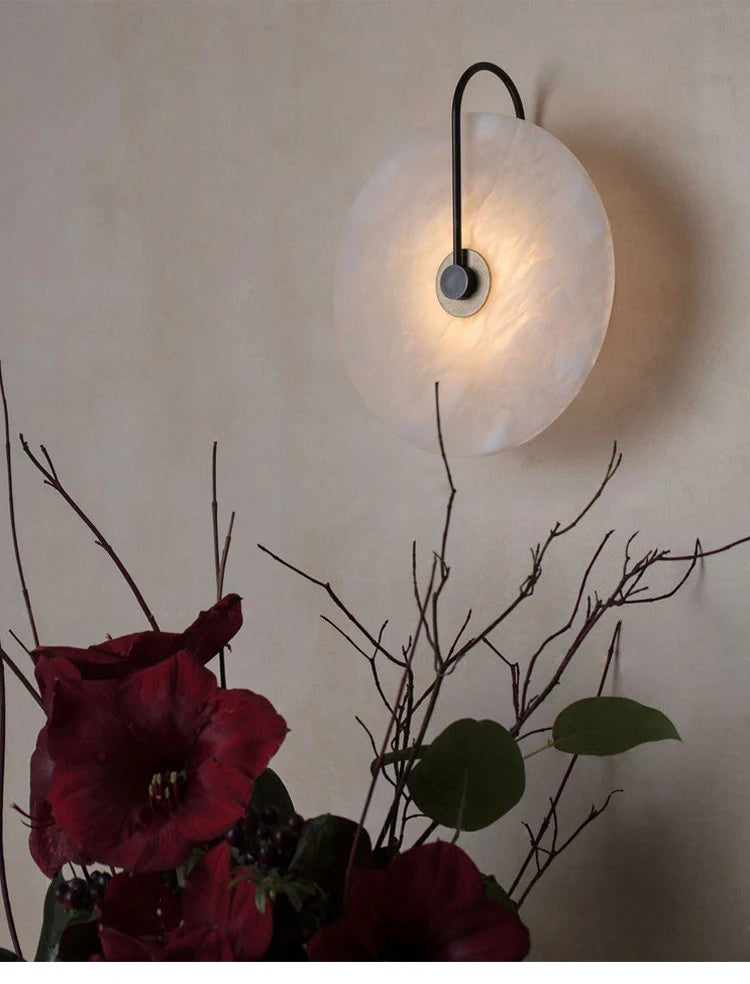 Modern Marble Led Wall Lamps Surface Mounted Led Wall Light Sconces Black Lighting Fixture Decoration Bedroom Foyer Loft Lamps