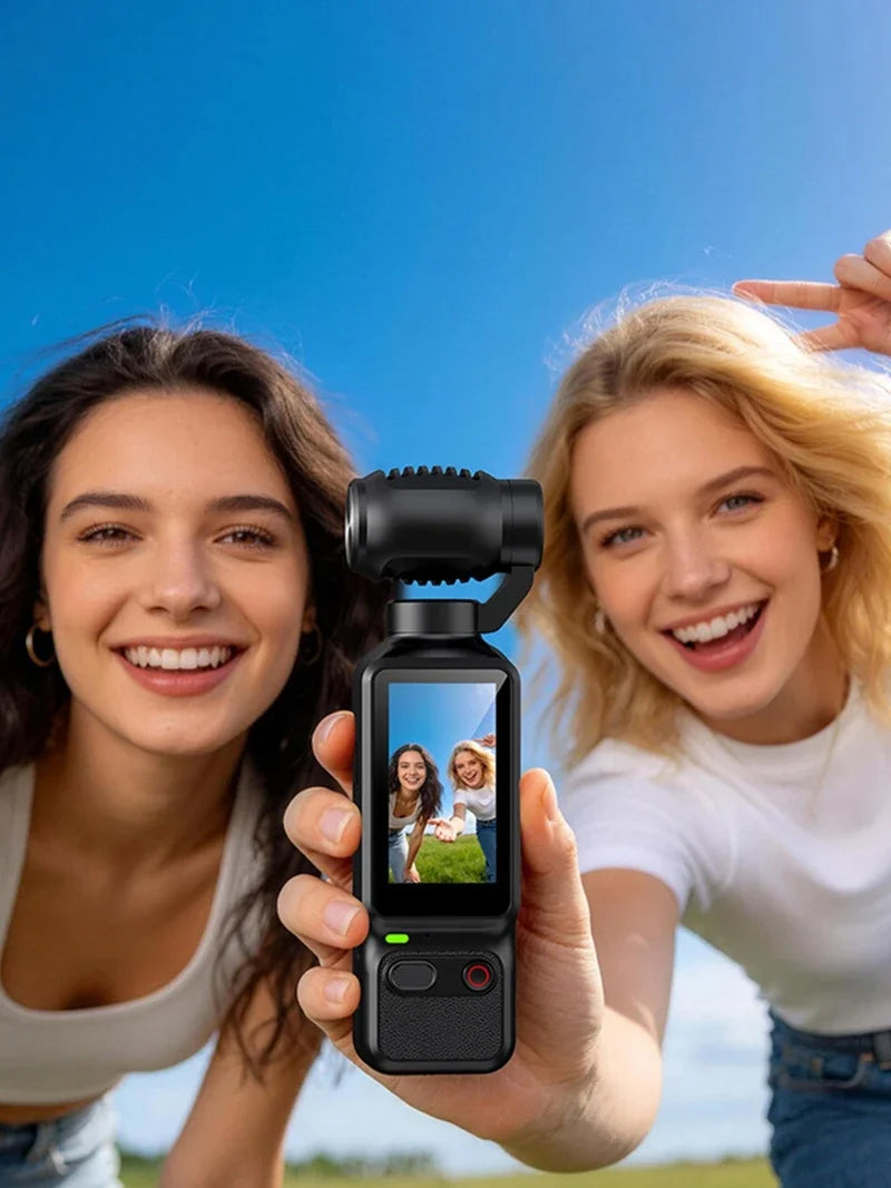 Lenovo HD 4K Action Camera 180° Rotatable Video Recording Entry Portable Action Camera For Vlog YouTube Tiktok Girls Record Life