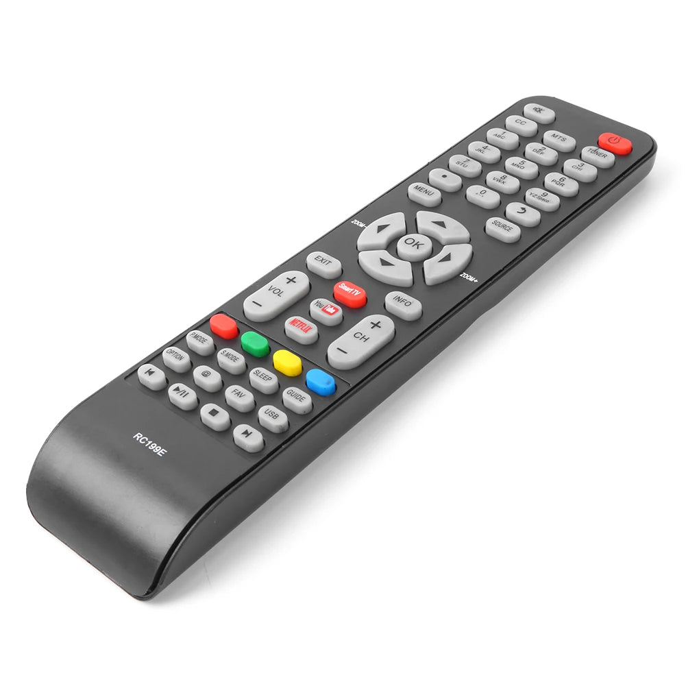 Plastic Television Remote Control Replacement Parts Smart Television Remote Control Accessories for TCL/HYUNDAI/EKT/HKPro/VISIVO