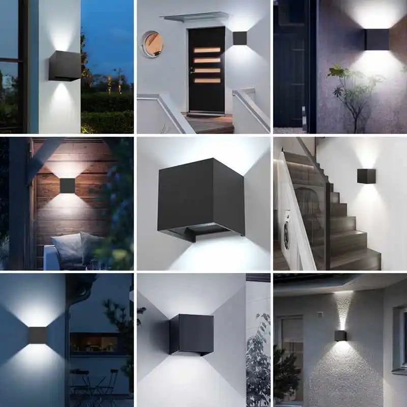 6W Wall Lamp Living Room LED Luminaire Aisle Wall Sconce Bedroom LED Wall Lights White/Black Color