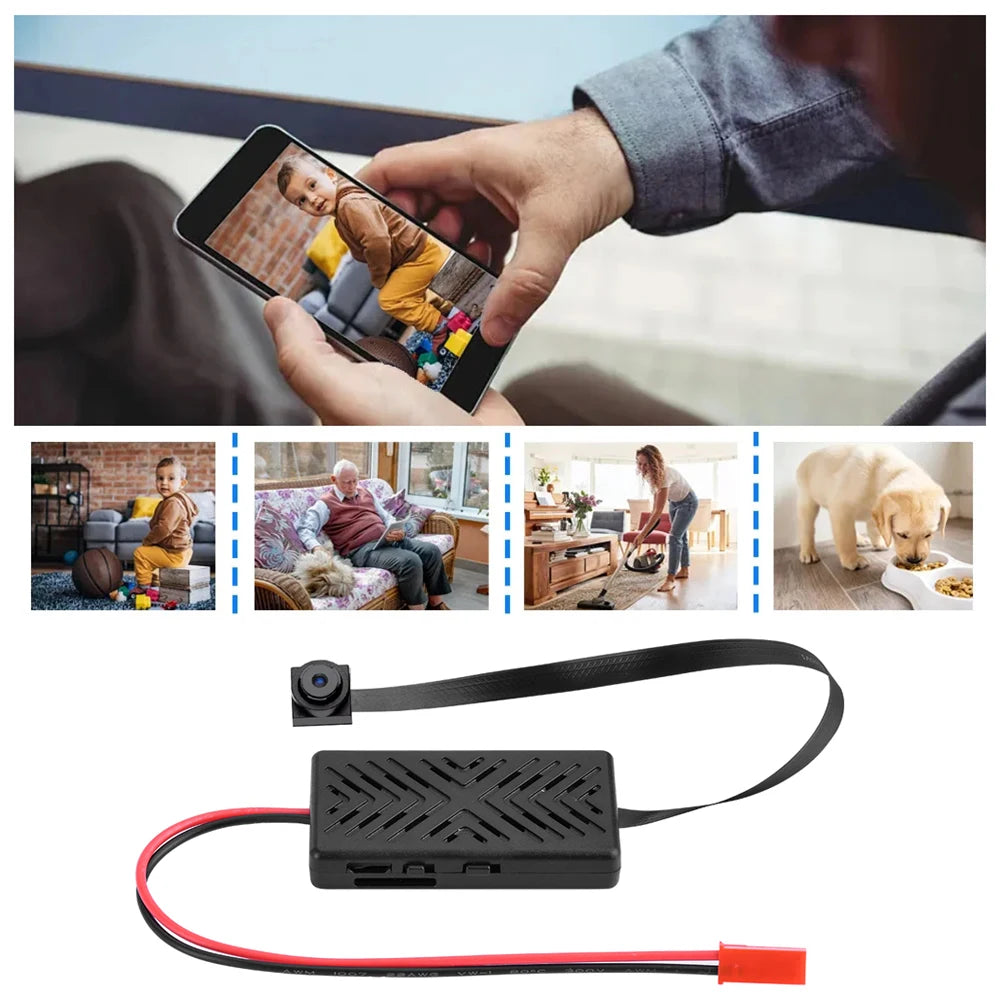HD 1080P-DIY Module WiFi-Mini Camera Home Security Motion Detection P2P Micro Camcorder Remote Contro Video Recorder Mini IP Cam