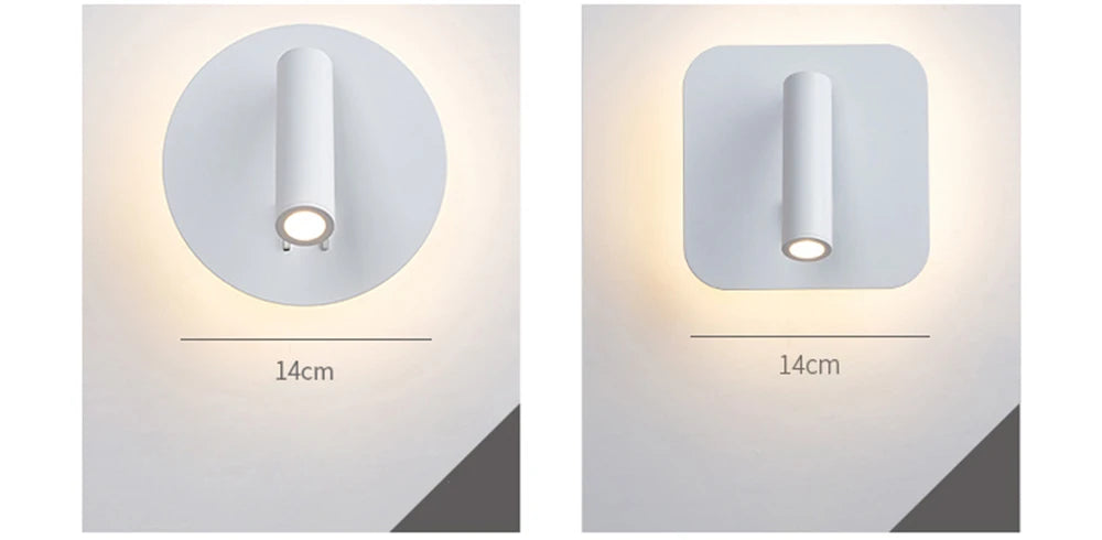 Turnable Led Wall Light With Switch Reading Lamp Bedroom Living Room Wall Lamp Desk Lamp Lighting Fixture AC85-265V