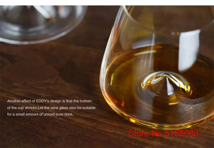 Swirl Whiskey Glass Eddy Wedding Wine Glasses Cognac Brandy Snifters Crystal Liqueur Cup Aroma Gather Together Whisky Tumbler