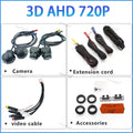 Car Camera 360 Degree Panoramic Imaging System 3D AHD 720P 1080P Four Way Camera HD Night Vision 2053/4007 1022 SN307 6048 WDR