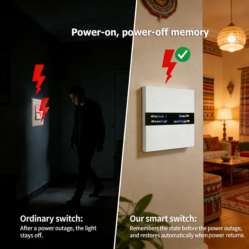 M8 Pro Zigbee Smart Switch Panel 4 Gang Tuya Intelligent Wall Electric Light Switch Voice App Control Works Alexa for Home Hotel