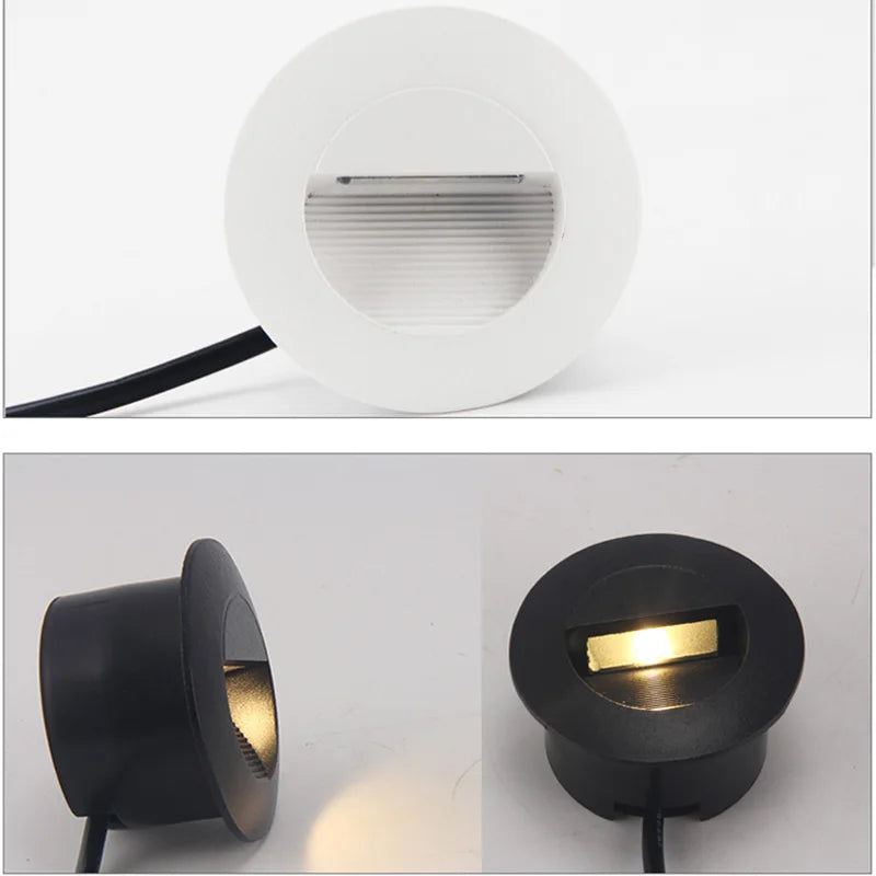 LED Stair Light 3W 5W Recessed LED Step Lamp Pathway Wall Corner Lamps AC85-265V Wall Light DC12V Outdoor Waterproof IP65