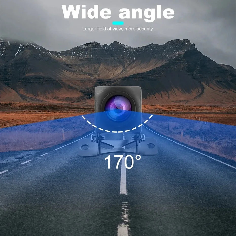 JIMIKE Car Multimedia Camera  Rear CAM Wide Angle Backup Camera HD Dashcam AHD 1080P  DVR Driving Recorder ADAS