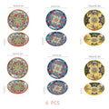 6.3-inch ceramic Bohemian style restaurant kitchen serving appetizer plates, fruit plates, salad plates, hotel bone plates