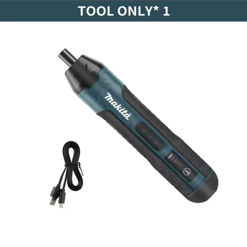 Makita Cordless Electric Screwdriver 1300mAh Rechargeable Torque Adjustable Power Drill Multi-Function Repair Disassembly Tool