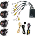 360° Panoramic Camera HD Rear /Front /Left /Right Car Camera With 4 Way Control Box System Surround View Cameras For Car Radio