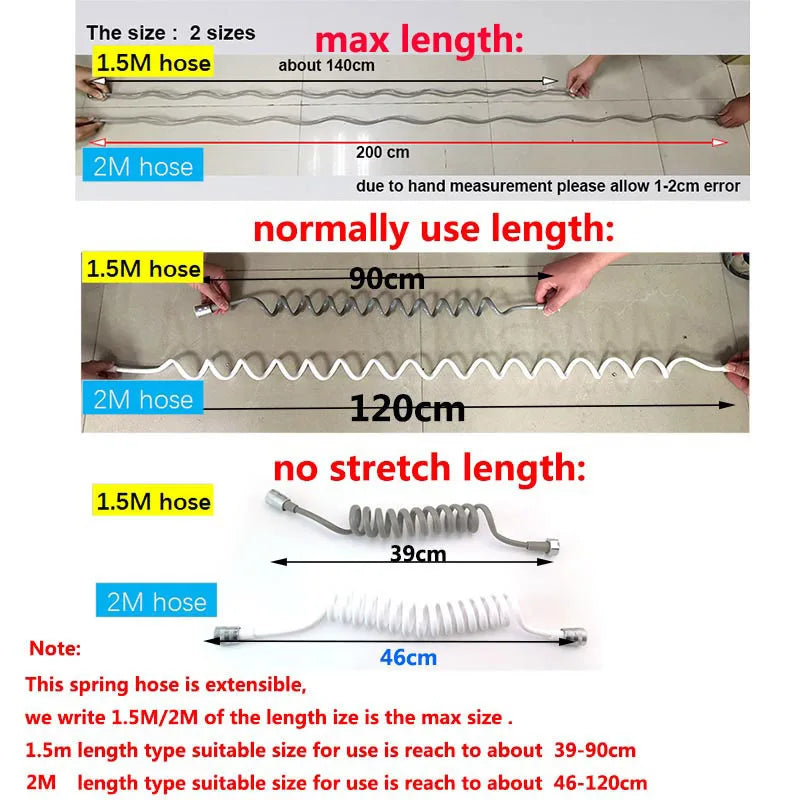 Black Bathroom Toilet wash Bidet Faucet Spray Gun Sprayer shower head Anal self cleaning Handheld water tap valve hose holder t