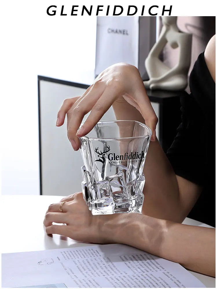 Fashion Whiskey Glasses, Scotch Whisky, Bourbon, Cocktails, RUM, Durable Whiskey Glasses