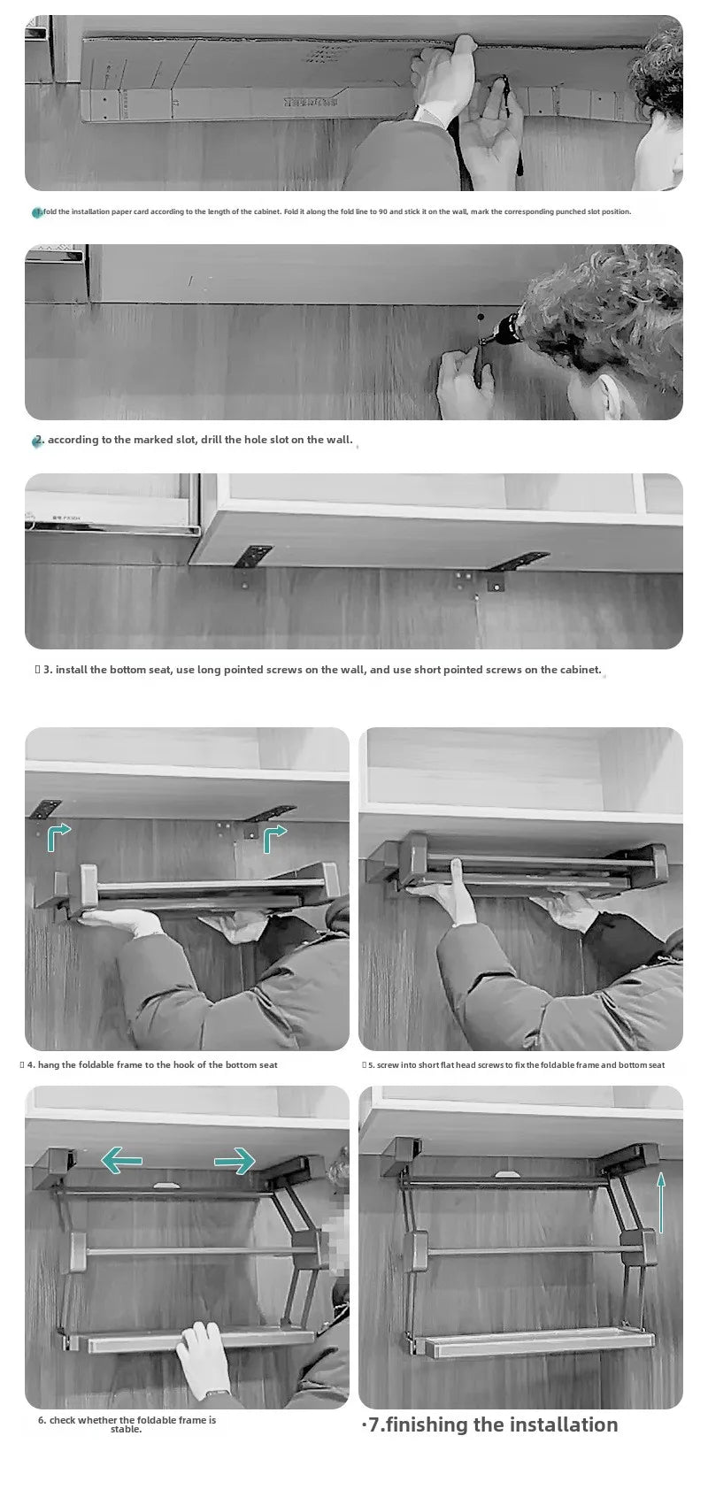 Kitchen Cabinet Lift Basket Storage Rack Condiment Dishes Pull-down Folding Kitchen Creative Home Organizer Holders Accessories