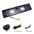 Hippcron Car Plate Camera Rear View Wireless EU European License Frame Waterproof Night Vision Reverse Backup  8 LED Camera
