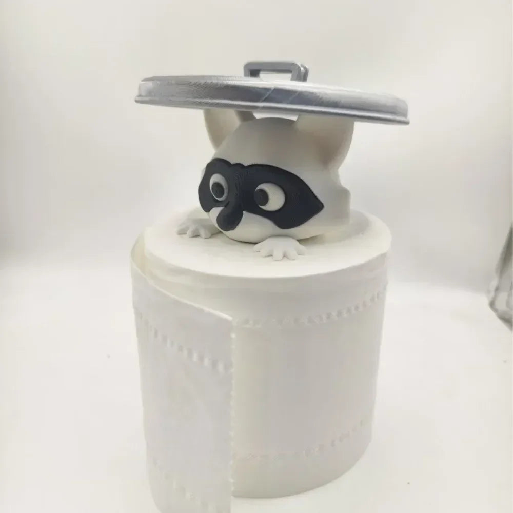 Resin Cat Toilet Paper Holder Wall Mounted Storage Dispenser Bathroom Paper Towel Dispenser Kitchen Tissue Dispenser