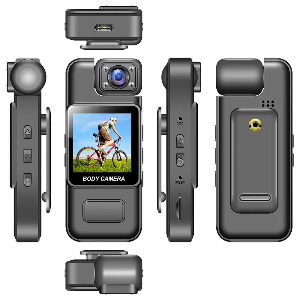 Ultra HD 4K Wifi Camera Digital Video Mini Portable Handheld Law Enforcement Recorder 180° Rotatable Lens Outdoor Sports Camera