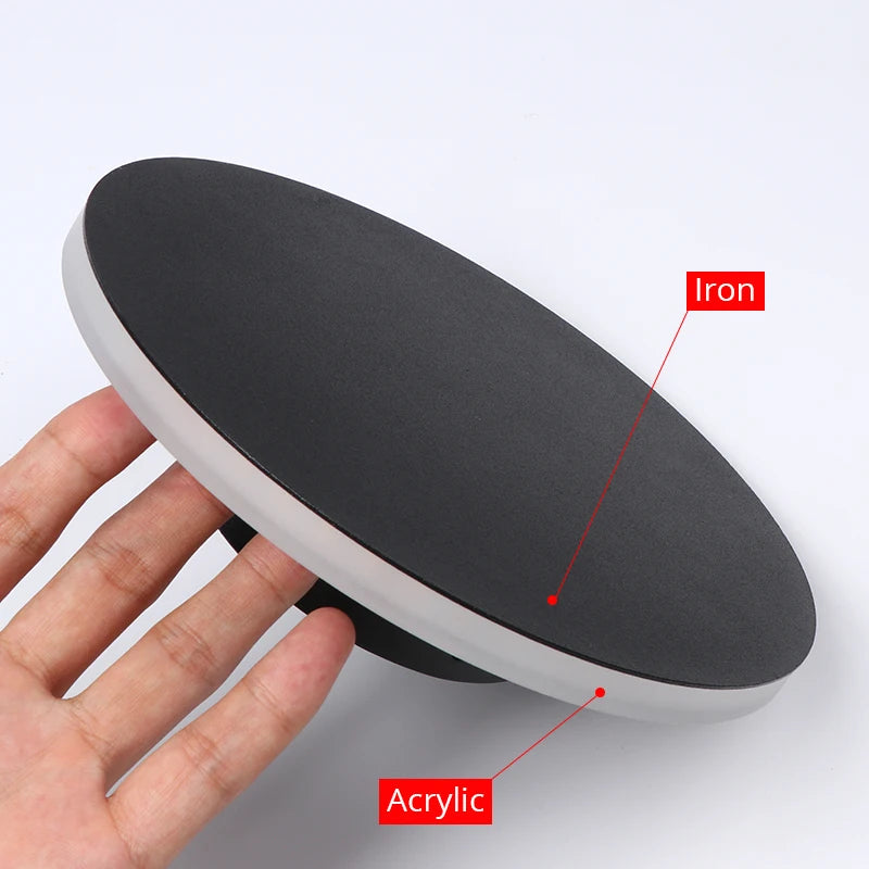 LED Wall Light with Touch Switch Bedroom Bedside Wall Lamp Indoor Stair Lighting Lamp Fixture Iron and Acrylic Materials AC220V
