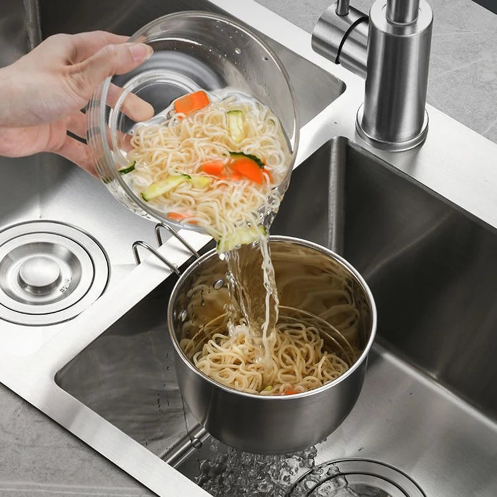 Stainless Steel Kitchen Sink Strainer Basket Hanging Kitchen Waste Filter Kitchen Vegetable Basin Drainer Kitchen Supplies