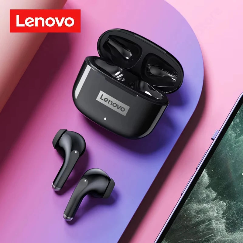 Lenovo LP40 Pro Headphones Wireless Bluetooth 5.4 TWS Hifi Stereo Earphones Gaming Sports Touch Control HD Call with Mic Earbuds