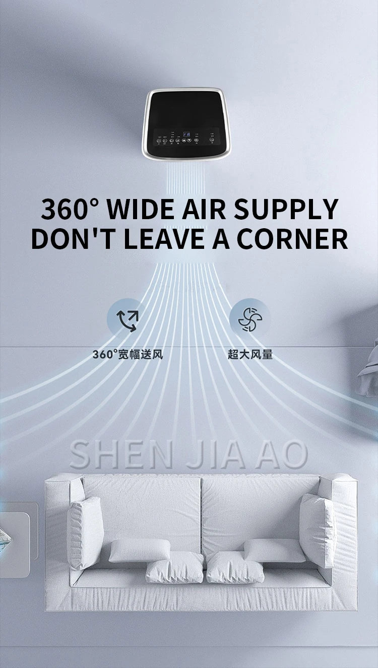 3500W/3300W Air Conditioner 3 in 1 Portable AC Unit with Built-in Dehumidifier and Fan Functions Cools 250 sq.ft