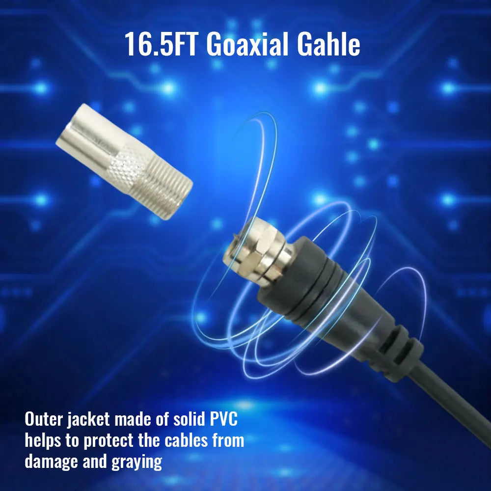 TV Antenna Indoor for  All Smart TVs for Long Range and HD Digital with Amplifier Signal for Local Channels Supports 4K 1080P