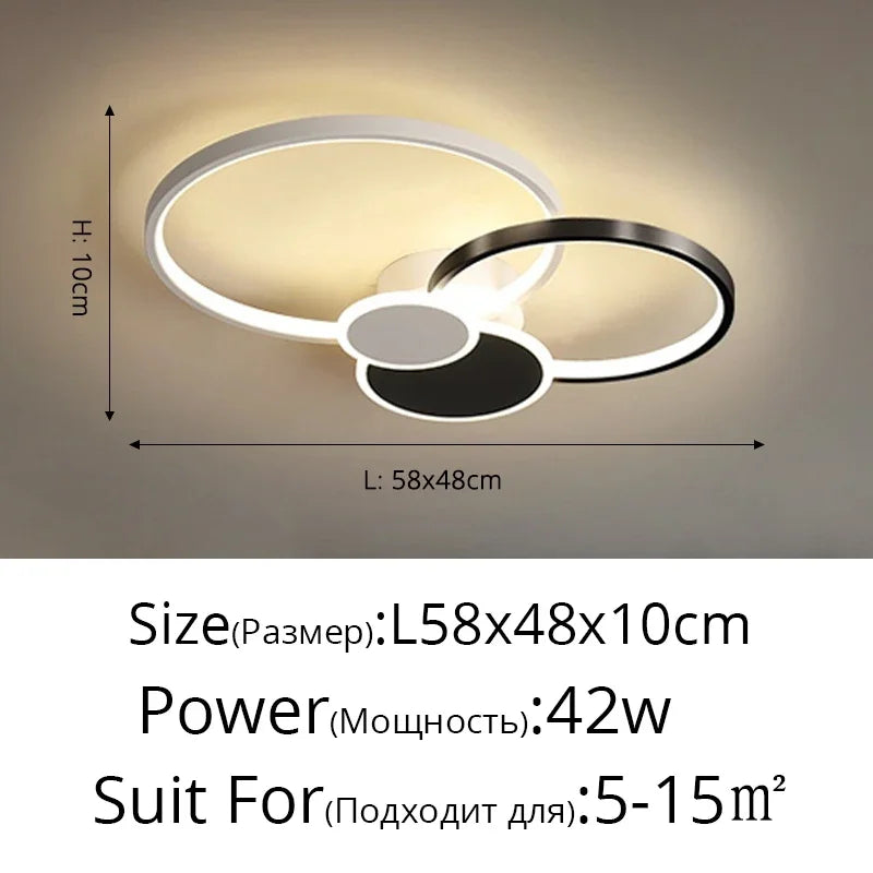 New Modern LED Ceiling Lights For Living Room Chandelier Bedroom Kitchen Ceiling Lamp Modern Apartment Hotel Chandelier Lighting