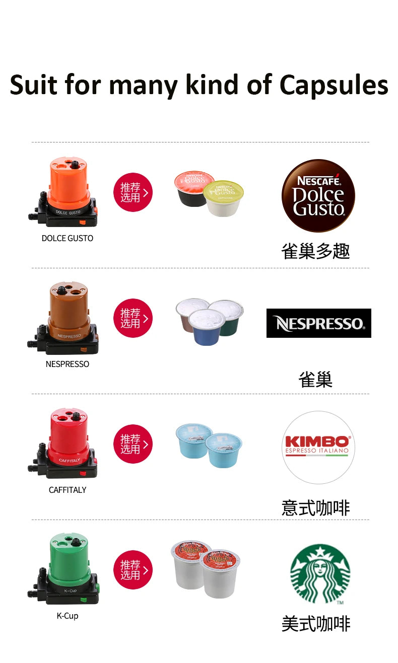 Longbank Multi-capsule Coffee Machine Automatic