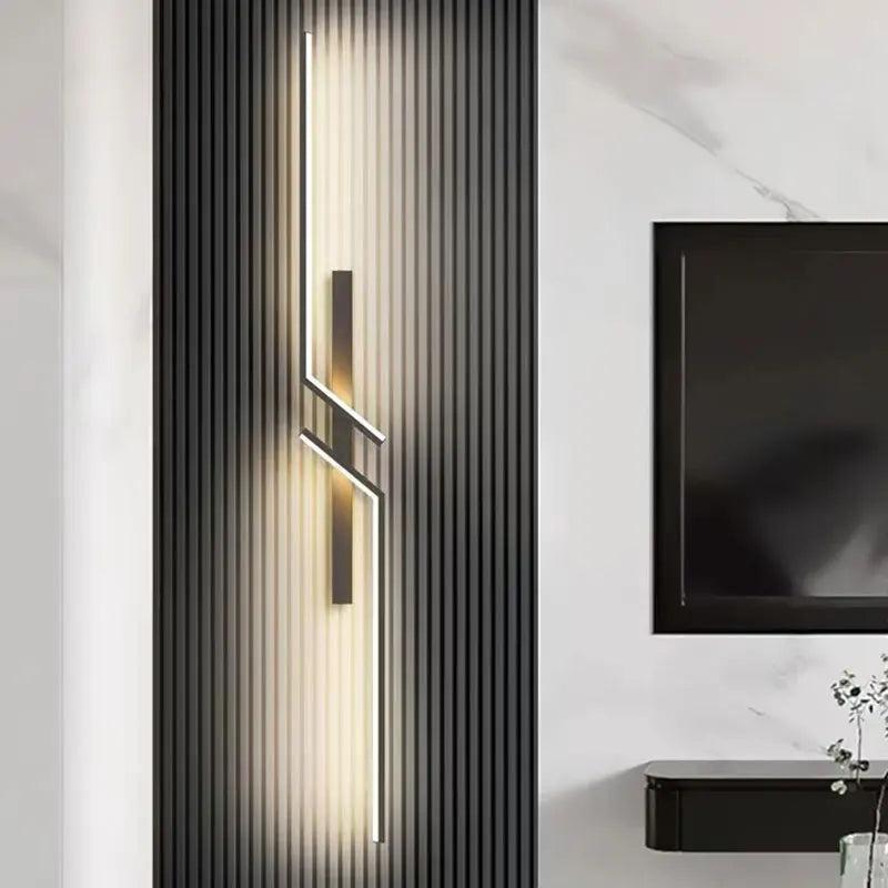 Modern Minimalist LED Wall Lamps - Bedside Interior Lighting for Living Room Bedroom Stairs - TV Backlight Wall Decor Lights