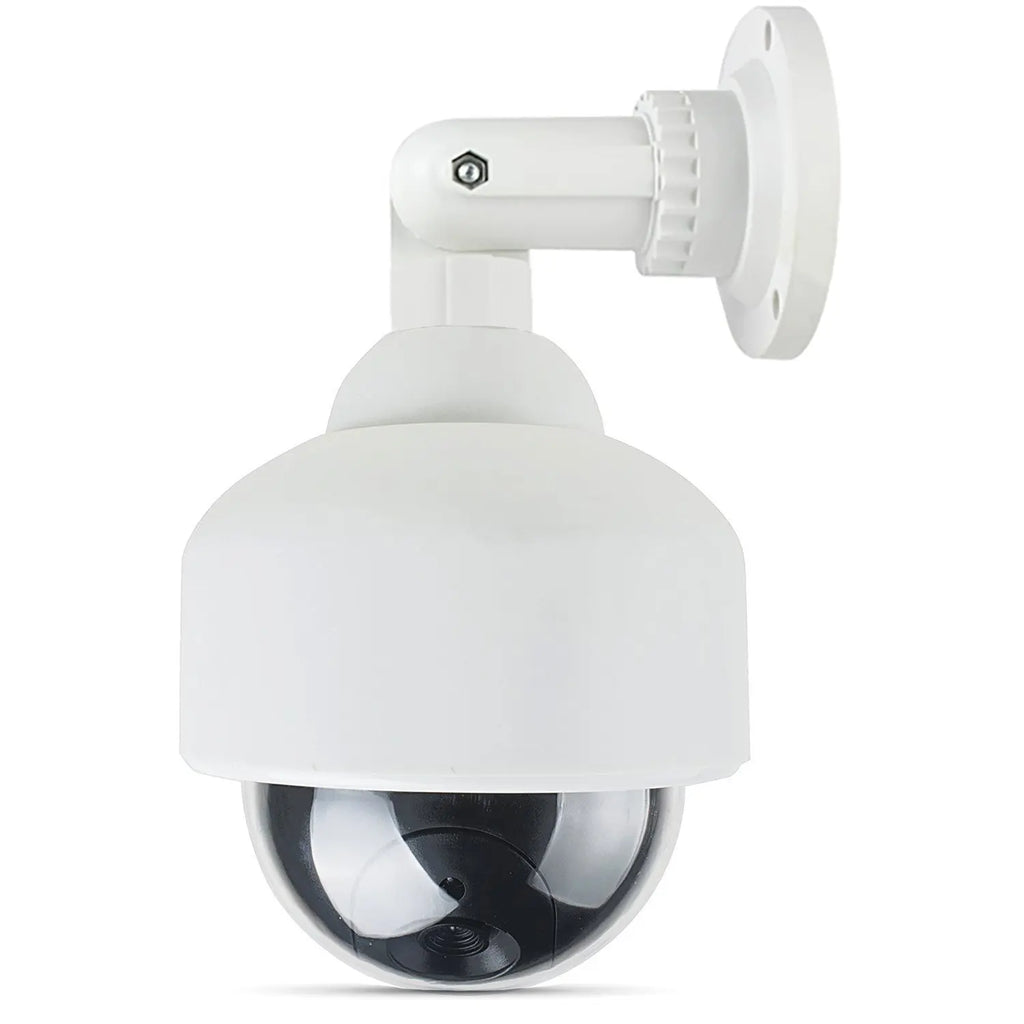 Creative White Dummy High Speed Spherical Camera Flashing LED Fake Dome Camera CCTV Surveillance Security System Indoor Outdoor