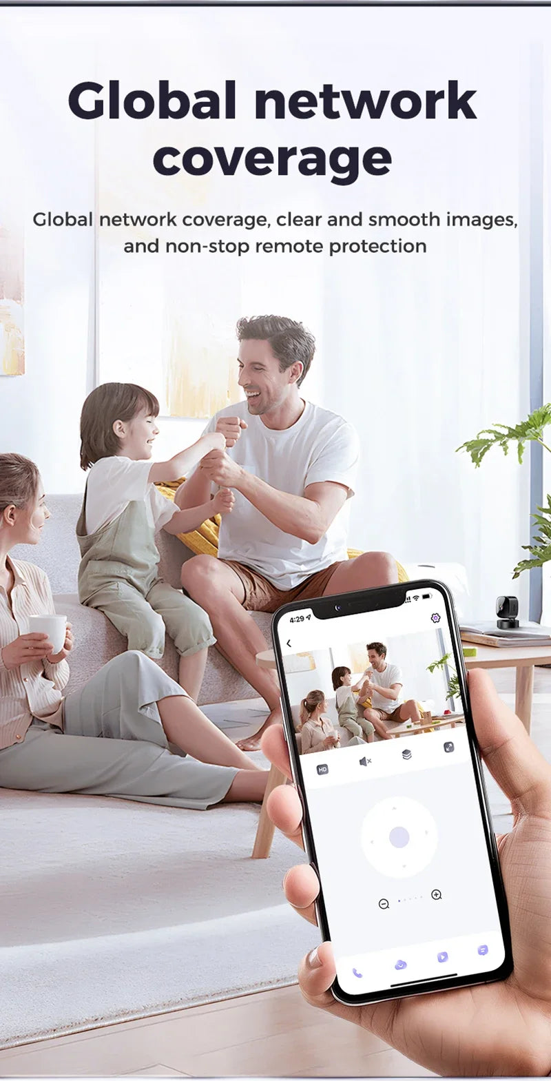 HD 4K Mini Camera Wifi Camera Wireless Security Protection Remote Monitor Camcorders Video Surveillance Home Smart Camera 2026