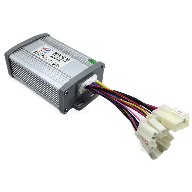 Electric Bike Bicycle Scooter Accessories Motor Brushed Controller & Throttle Twist Grip 12V 24V 36V 48V 250W 350W 500W 1000W