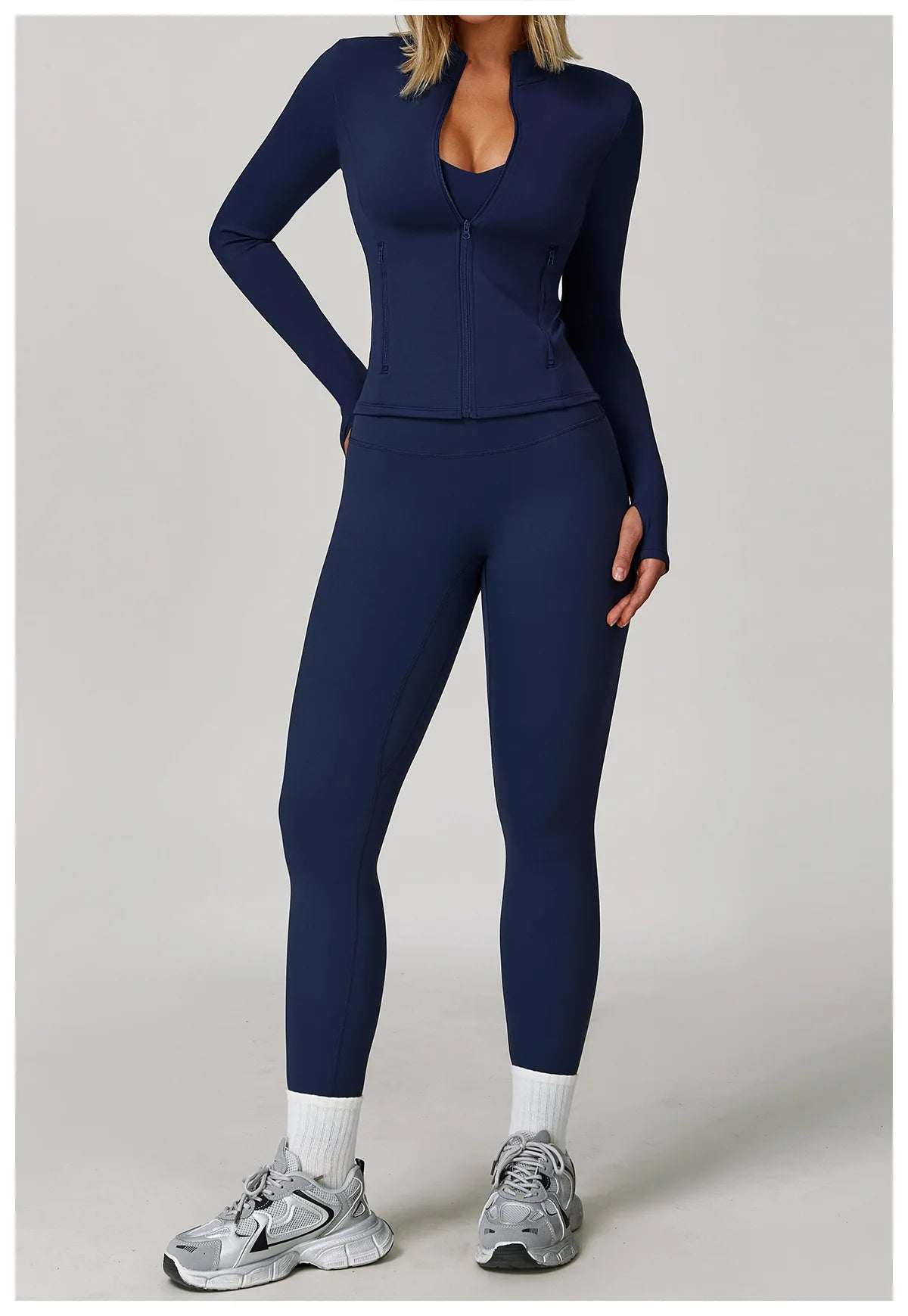 2/3PCS Yoga Suit Sports Set Gym Set Women Tracksuit Running Workout Clothes Long Sleeve Sports Bra Athletic Wear Yoga Clothing